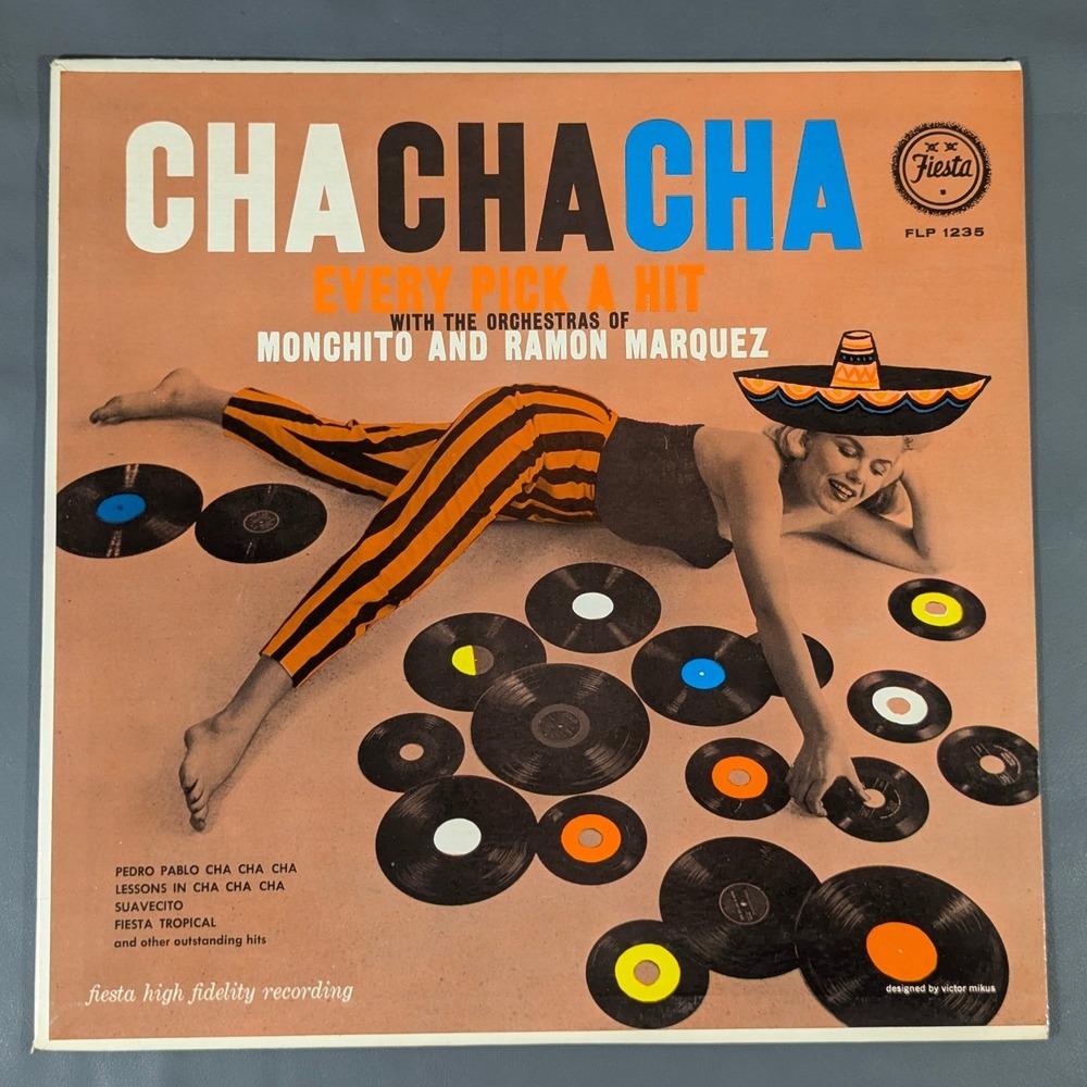 Fiesta FLP 1235 Cha Cha Cha Every Pick A Hit Monchito Ramon Marquez Vinyl LP
